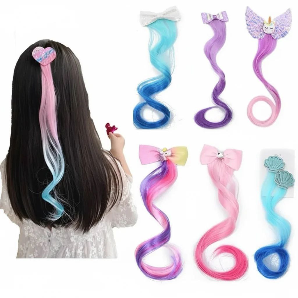 گیره مو رنگی فانتزی