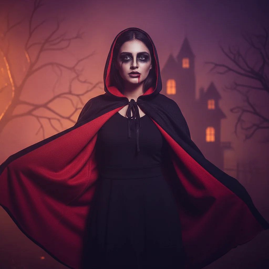 شنل کلاهدار هالووین